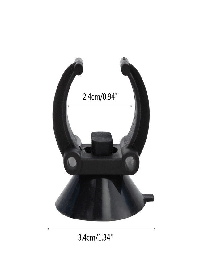 Youngy Aquarium Heater Holder Suction Cup Clip Black for Fish for Tube Hose Plant Decoration Sucker Dia 1.34" Clip Dia 0.9 Aquarium Heater Holder Suction Cups - Image 3